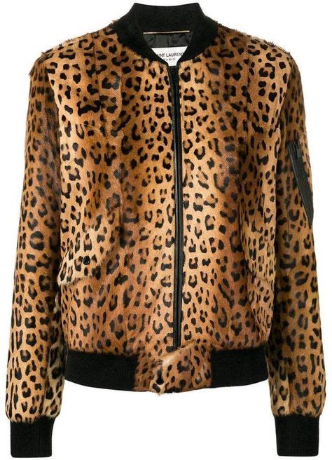 ysl cheetah jacket|farfetch YSL bomber jacket.